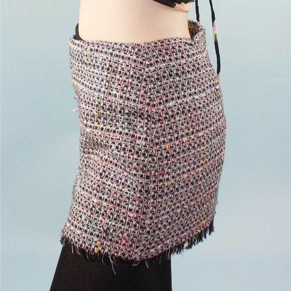 Vintage Y2k Tweed Mini Skirt by Nikki Mac - Picture 2 of 4